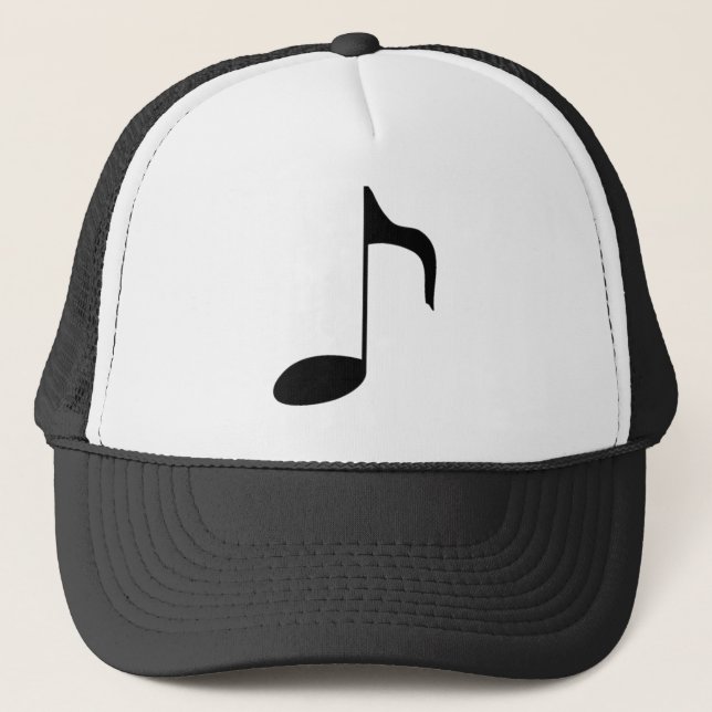 music note trucker hat (Front)