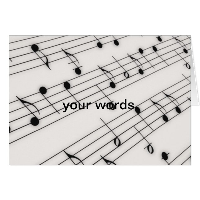 Music Notes (Front Horizontal)