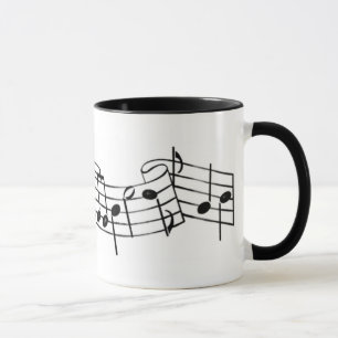 music notes 1 mug