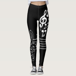 Music Notes 3 Leggings