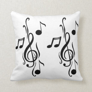 Music notes Art Cushion