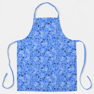 Music Notes Blue Apron