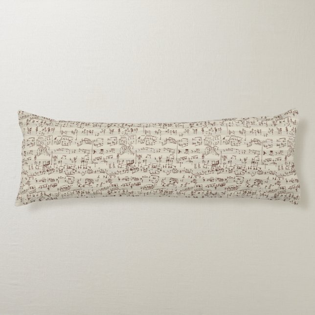 Music notes body cushion (Front)