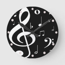 Music Notes Clock
