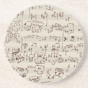 Music notes coaster