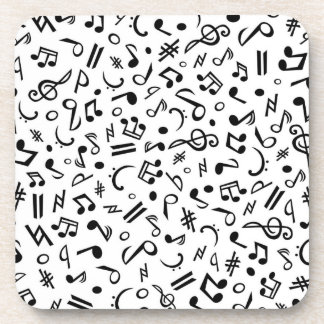 music notes coaster