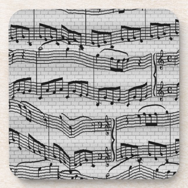 Music Notes Coaster (Front)
