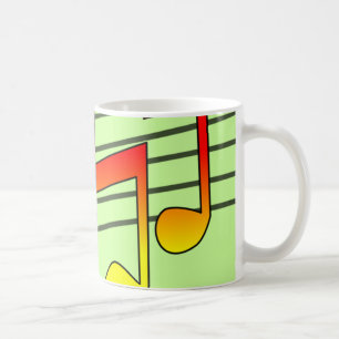 Music Notes Coffee Mug