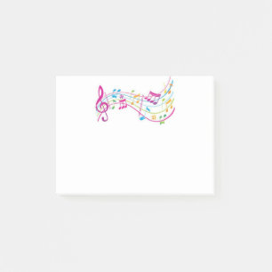 Music notes colour
