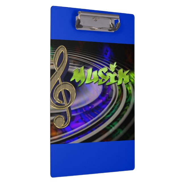 Music Notes Dance Teacher Office Home Art Clipboard (Right)