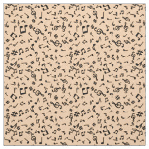 Music Notes Fabric