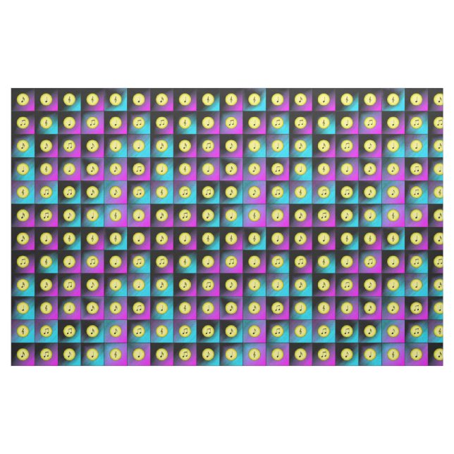 Music notes fabric (Yard)