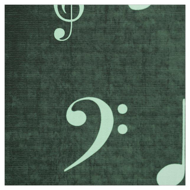 music notes fabric (Swatch)