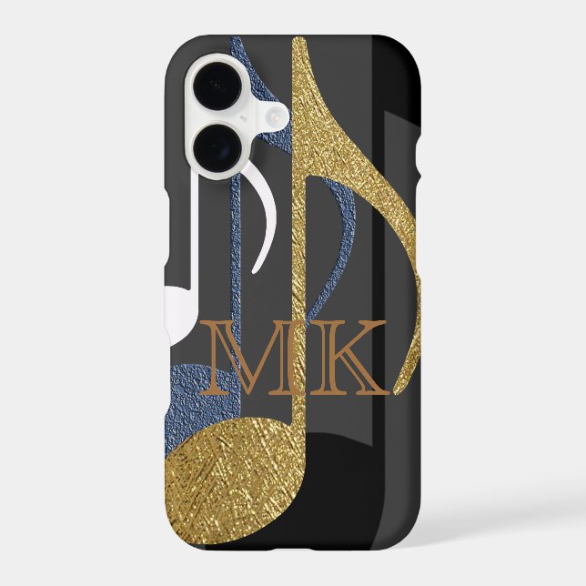 music notes graphic-design personalised (Back)