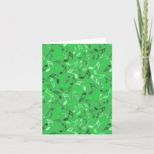 Music Notes Green