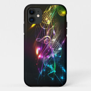 Music Notes in Colour for Music-lovers iPhone 11 Case