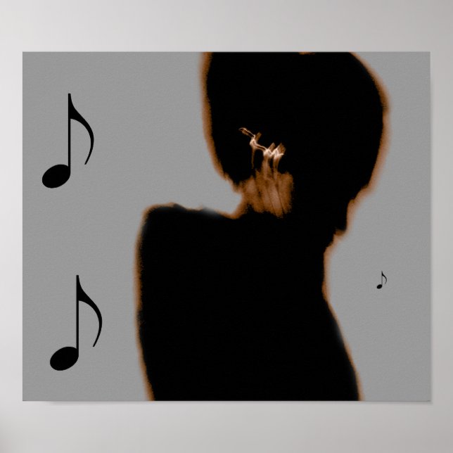 Music Notes In My Ears Poster (Front)