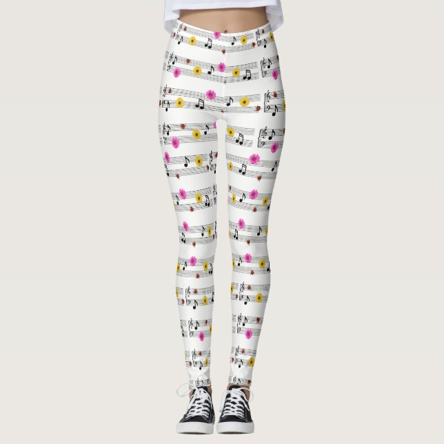 Music Notes Leggings (Front)