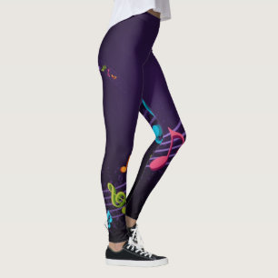 Music Notes Leggings