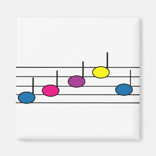 Music Notes Magnet