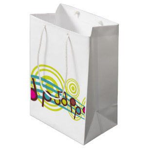 Music Notes Medium Gift Bag