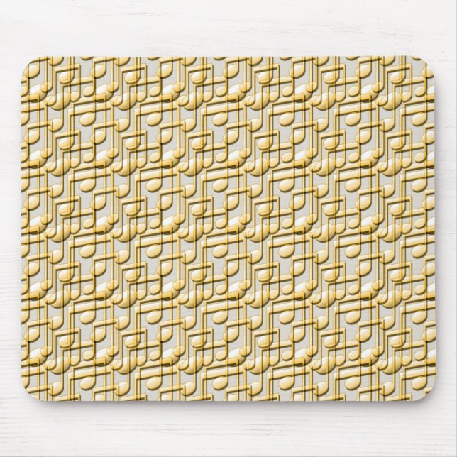 Music Notes Mouse Mat (Front)