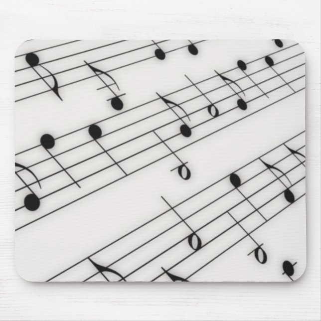 Music Notes Mouse Mat (Front)