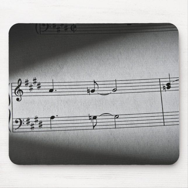 Music Notes Mouse Mat (Front)