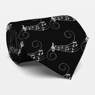 Music Notes  Neck Tie