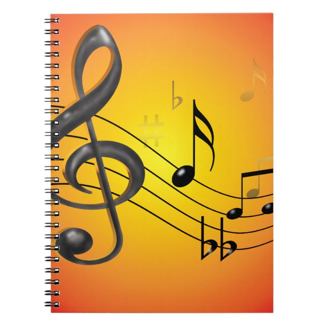 Music Notes Notebook (Front)