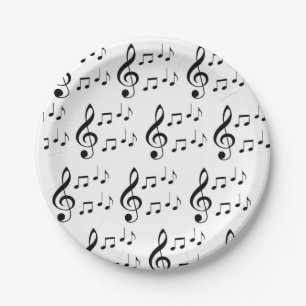 "Music Notes" Paper Plates