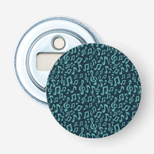Music notes pattern bottle opener