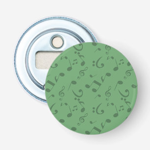 Music notes pattern bottle opener