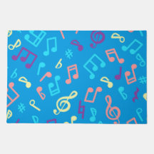 Music notes pattern