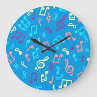 Music notes pattern