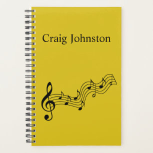 "Music Notes" Personalised Planner