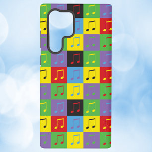Music Notes Pop Art Pattern Colourful Samsung Galaxy Case