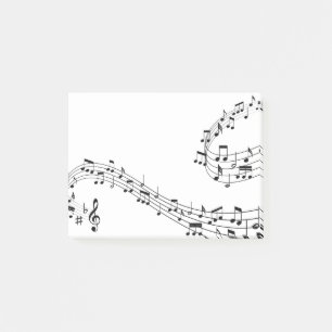 Music Notes Post it Notes