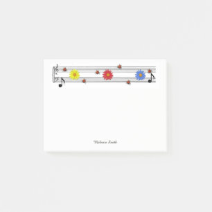 Music Notes Post- It Notes