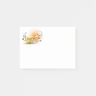 Music Notes Post it Notes