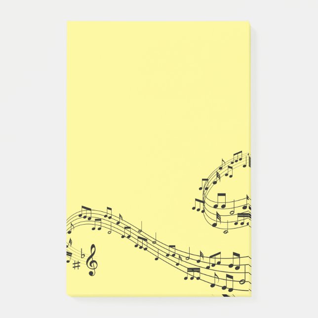 Music Notes Post it Notes (Front)