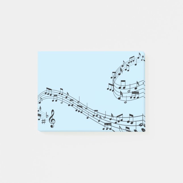 Music Notes Post it Notes (Front)