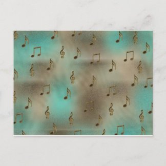 Music & Notes Postcard