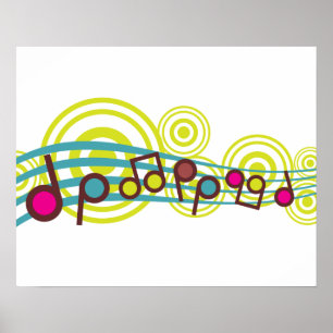 Music Notes Poster