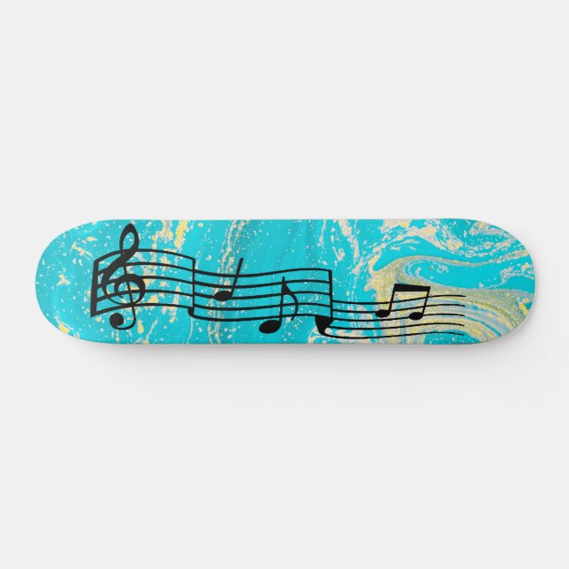 Music Notes Skateboard (Horz)