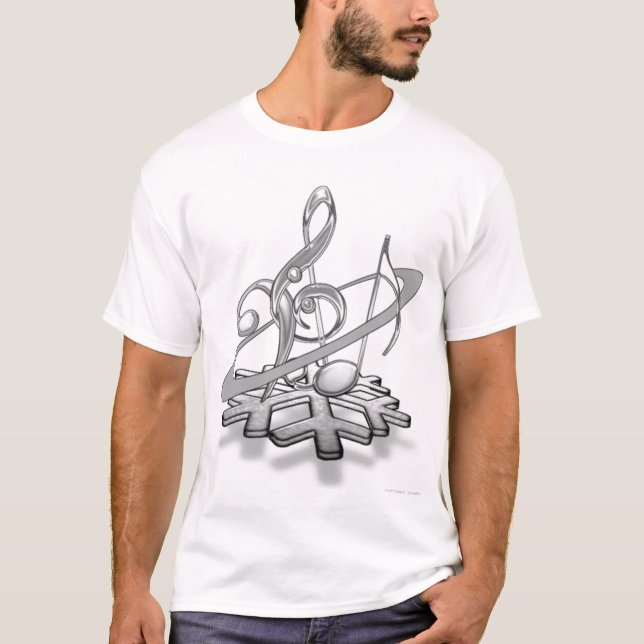 Music Notes T-Shirt (Front)