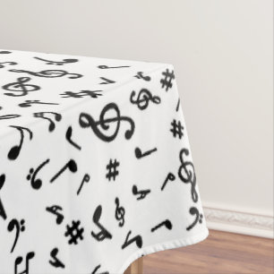 Music Notes  Tablecloth