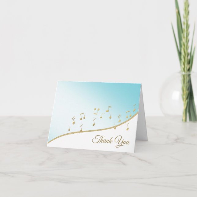 Music Notes Thank You (Front)