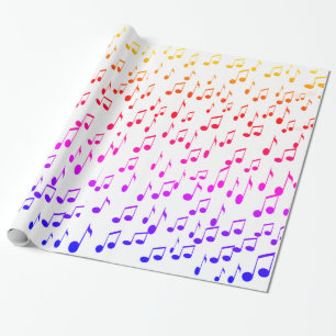 Music Notes,The Beats!_ Wrapping Paper