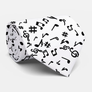 Music Notes Tie